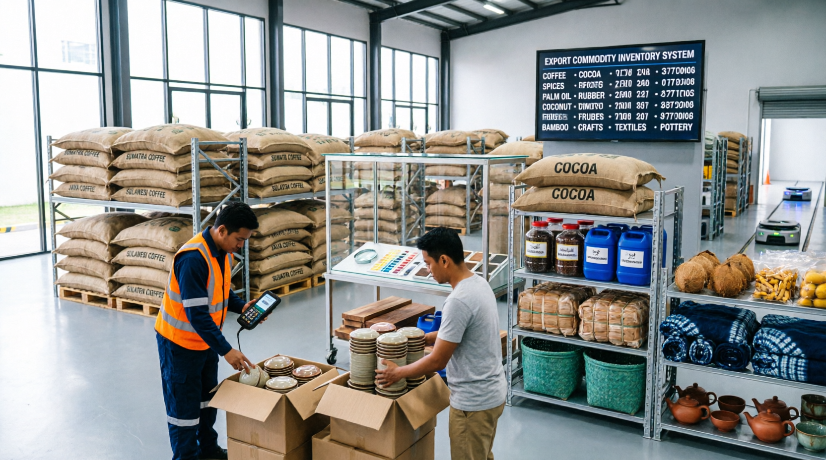 Export Commodity Inventory System and Warehouse Quality Control